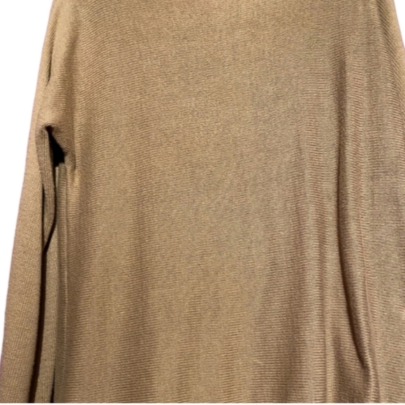 Michael Michael Kors Hi-Lo Hem Sweater With Small Gold Logo Back Zipper Small - Picture 7 of 7
